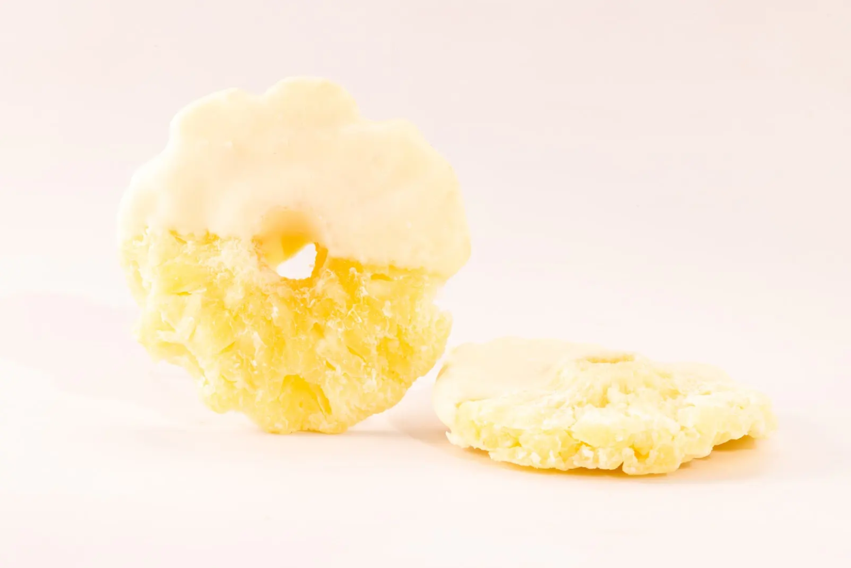 White Chocolate Dipped Pineapple